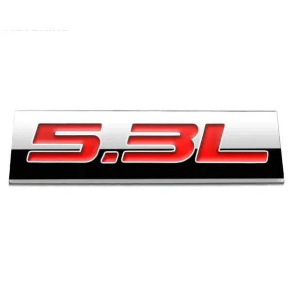 Chevy 5.3L Badge (Red)