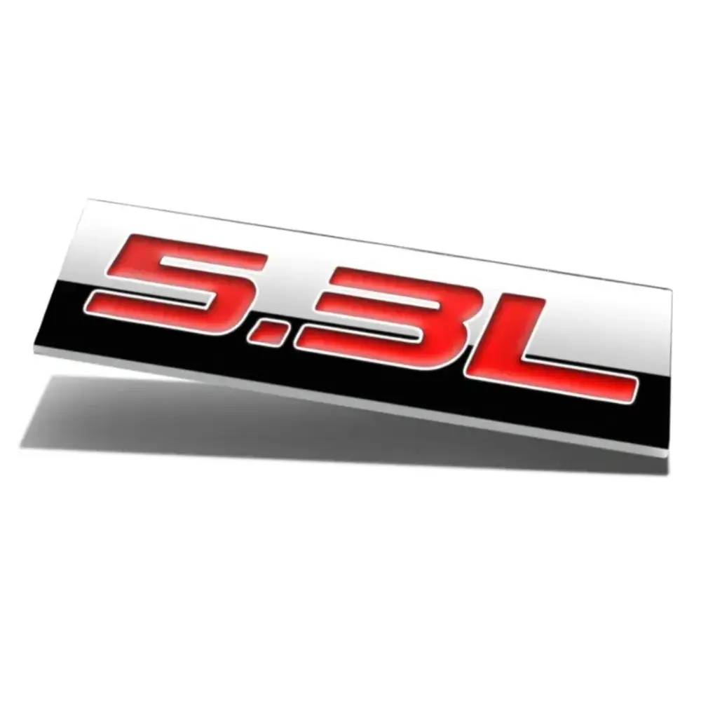 Chevy 5.3L Badge (Red)