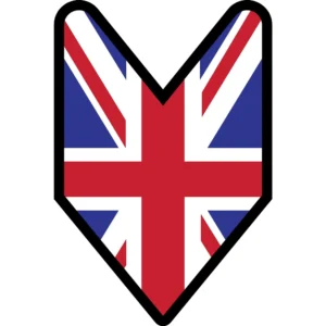 UK Flag Wakaba Mark Decal