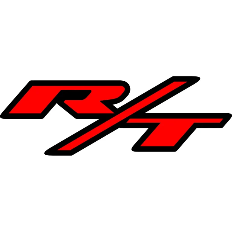 Dodge R/T Red/Black Decal