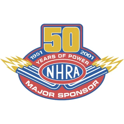 NHRA 50 Years of Power Decal