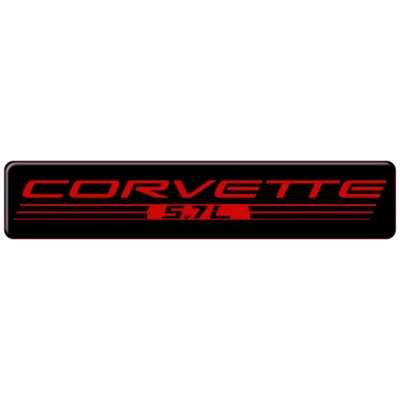 Corvette 5.7 3D Domed Badge Emblem