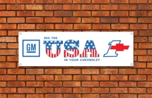 See The USA In Your Chevrolet Garage Banner