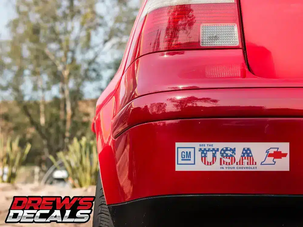 See The USA In Your Chevrolet Decal