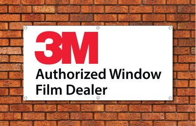 3M Authorized Window Film Dealer Garage Banner