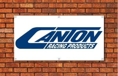 Canton Racing Products Garage Banner