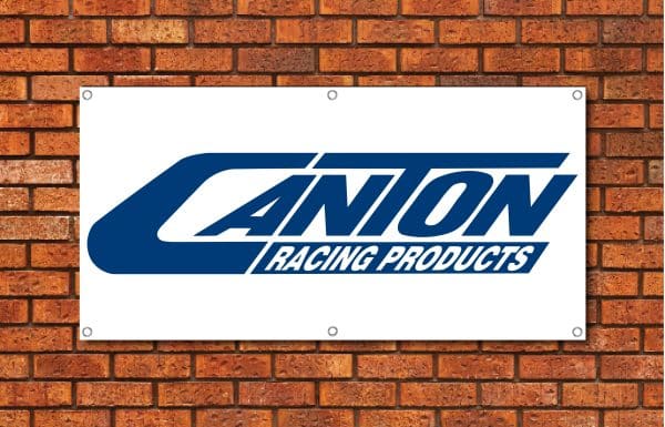 Canton Racing Products Garage Banner