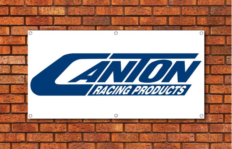 Canton Racing Products Garage Banner