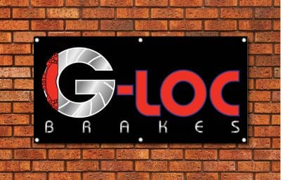 G-Loc Brakes Garage Banner