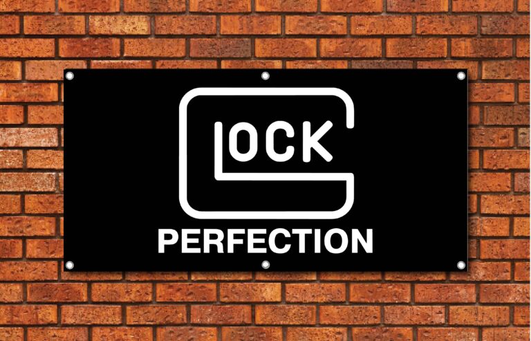 Glock Perfection Garage Banner