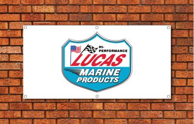 Lucas Oil Marine Products Garage Banner