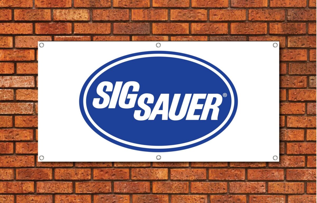 Sig Sauer Garage Banner