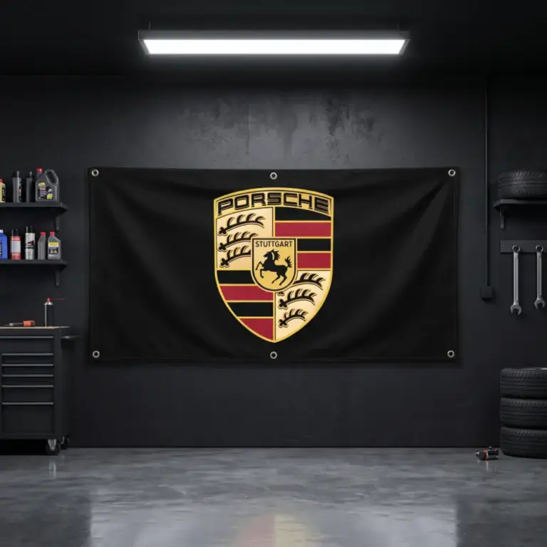 Porsche Garage Banner