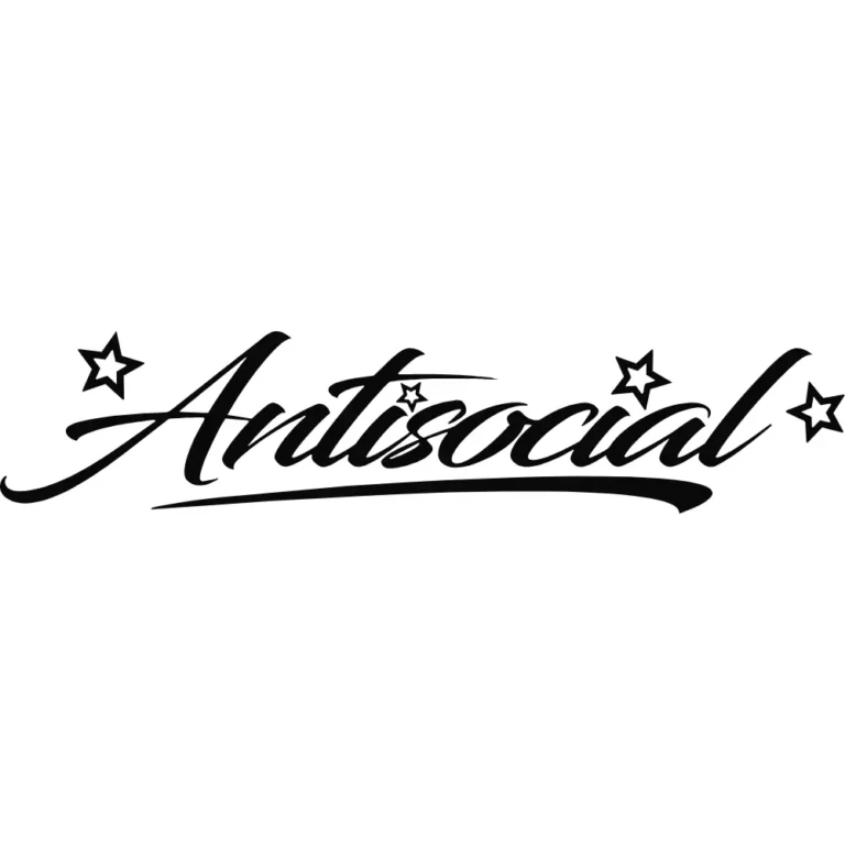 Antisocial Decal