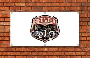 Daytona Beach Bike Week 2010 Garage Banner