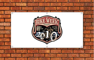 Daytona Beach Bike Week 2010 Garage Banner