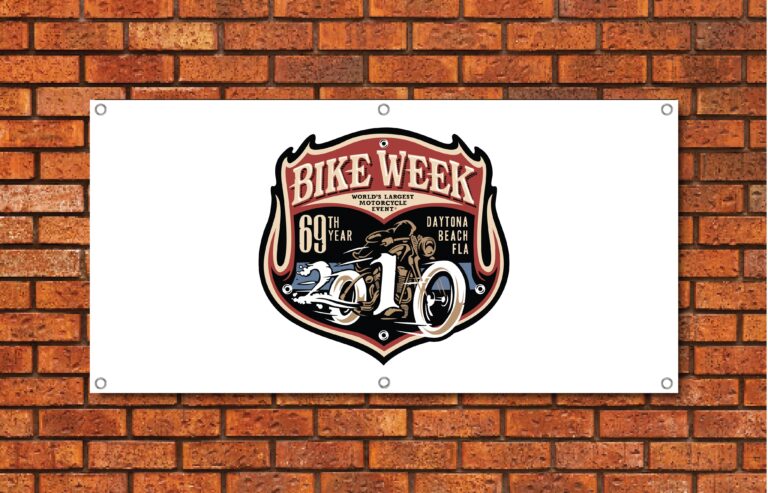 Daytona Beach Bike Week 2010 Garage Banner