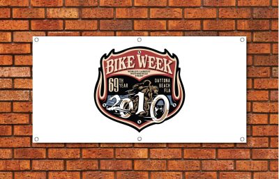 Daytona Beach Bike Week 2010 Garage Banner