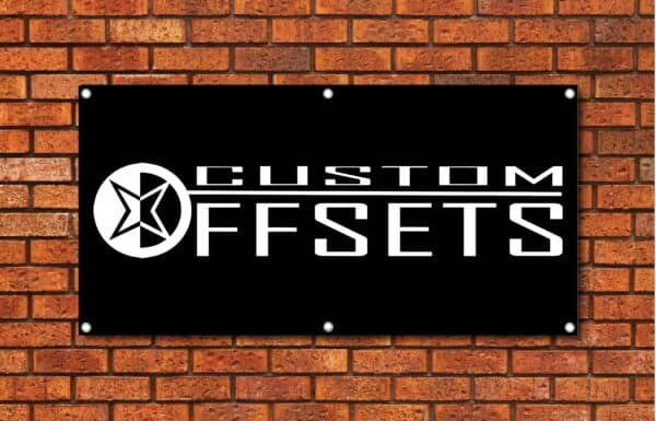 Custom Offsets Garage Banner