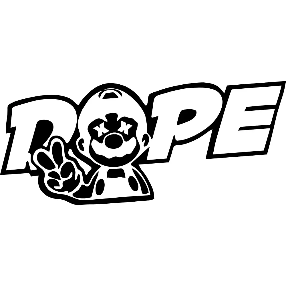 Dope Mario Decal