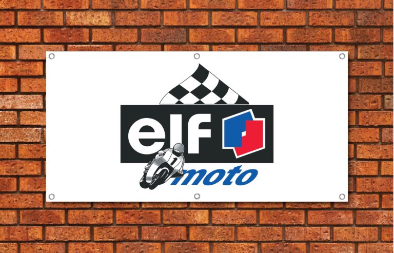 Elf Moto Garage Banner