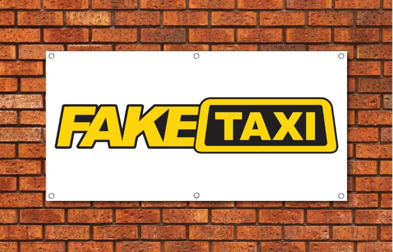 Fake Taxi Garage Banner