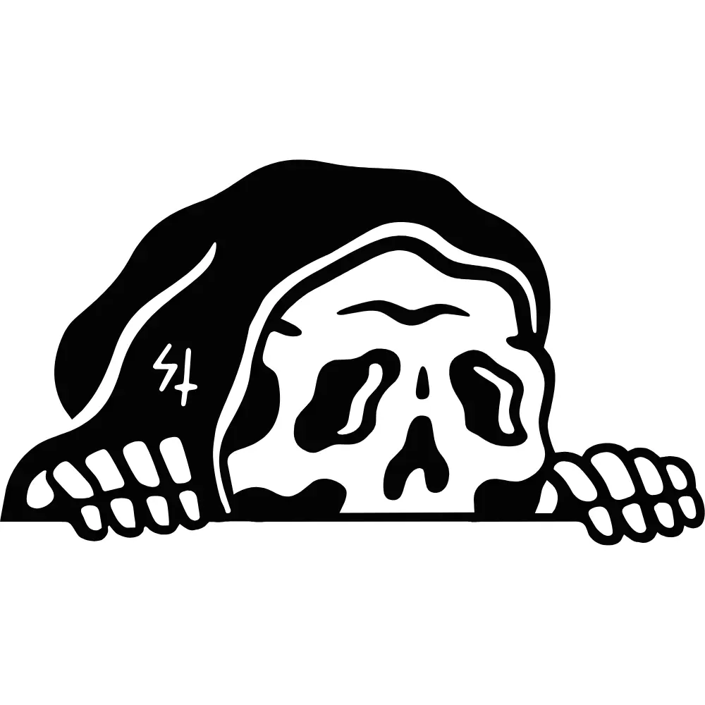 Grim Reaper Peeker Decal