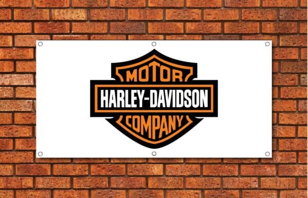 Harley Davidson Garage Banner
