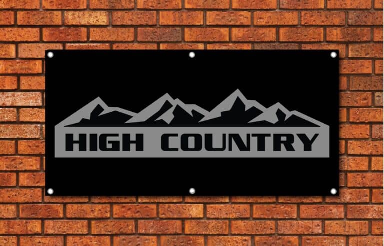 High Country Garage Banner