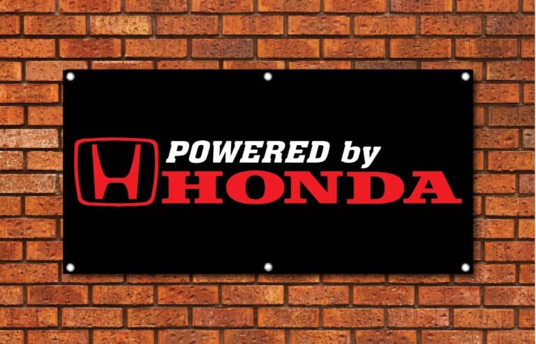 Powered By Honda Garage Banner