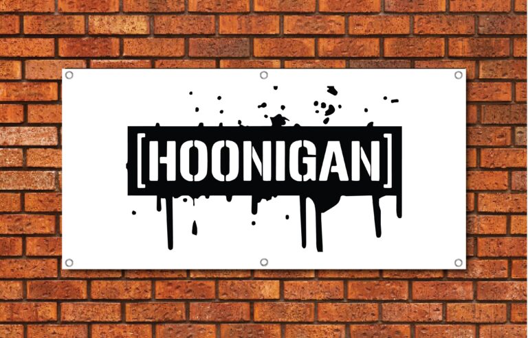 Hoonigan Drip Garage Banner