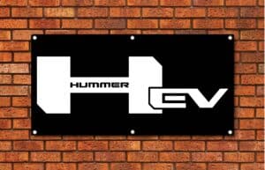 Hummer EV Garage Banner