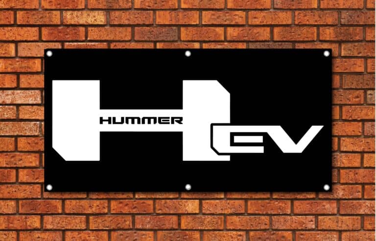 Hummer EV Garage Banner