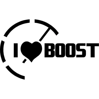 I Heart Boost Decal