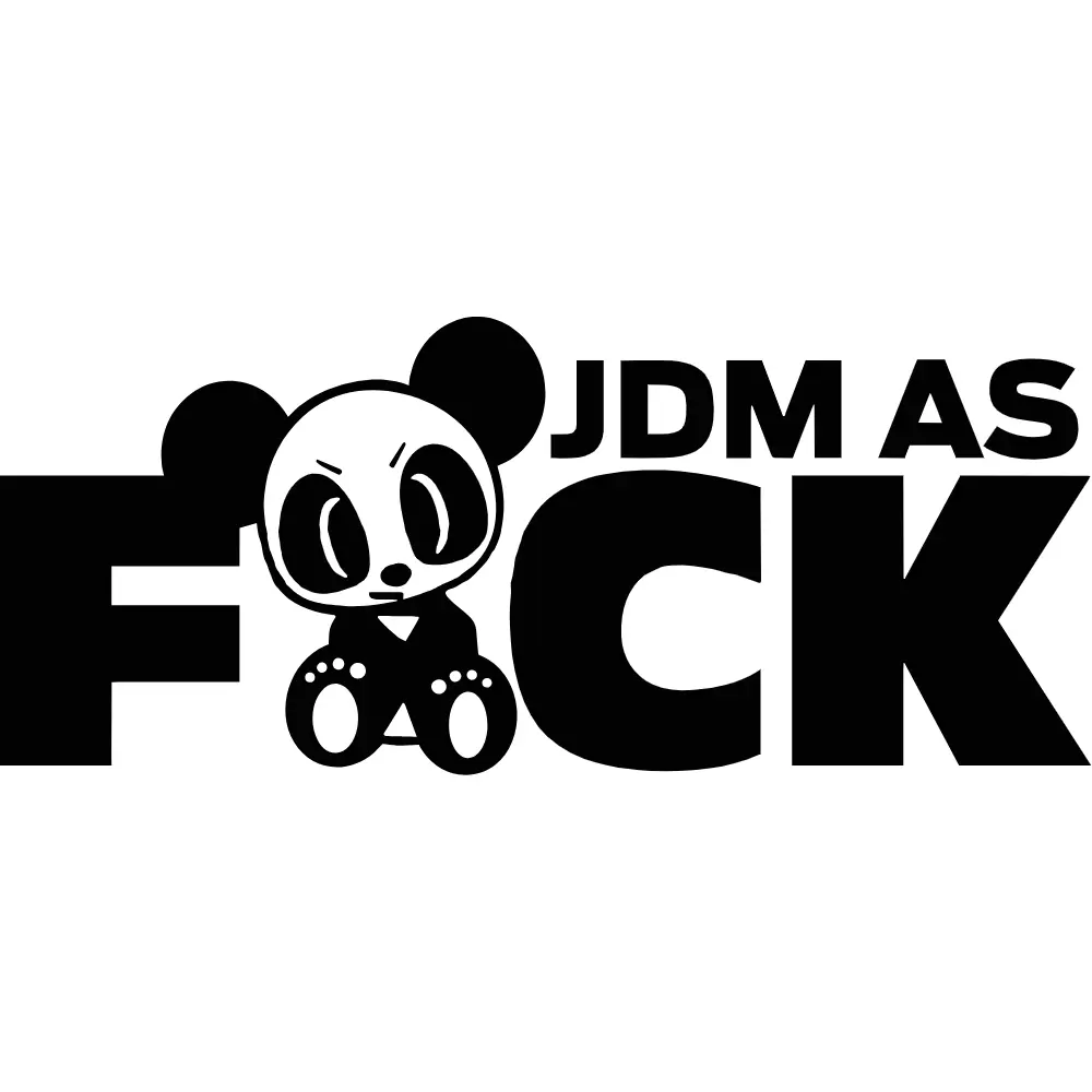 JDM As Fuck Panda Decal