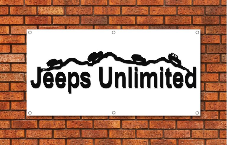 Jeeps Unlimited Garage Banner