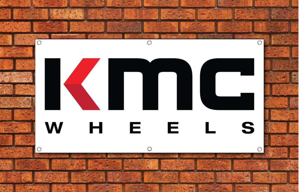 KMC Wheels Garage Banner