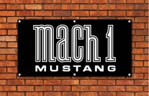 Mach 1 Mustang Garage Banner