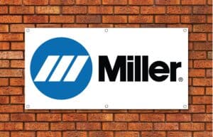 Miller Electric Garage Banner