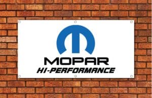 Mopar Hi Performance Garage Banner