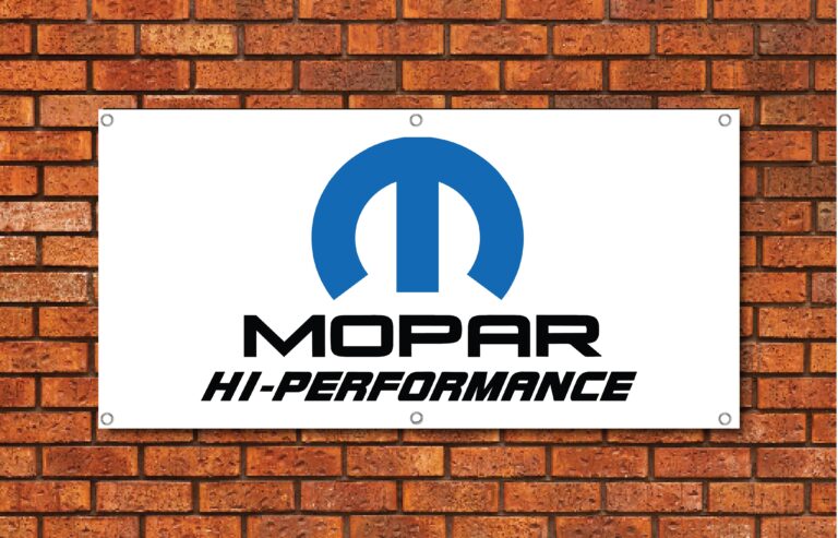 Mopar Hi Performance Garage Banner