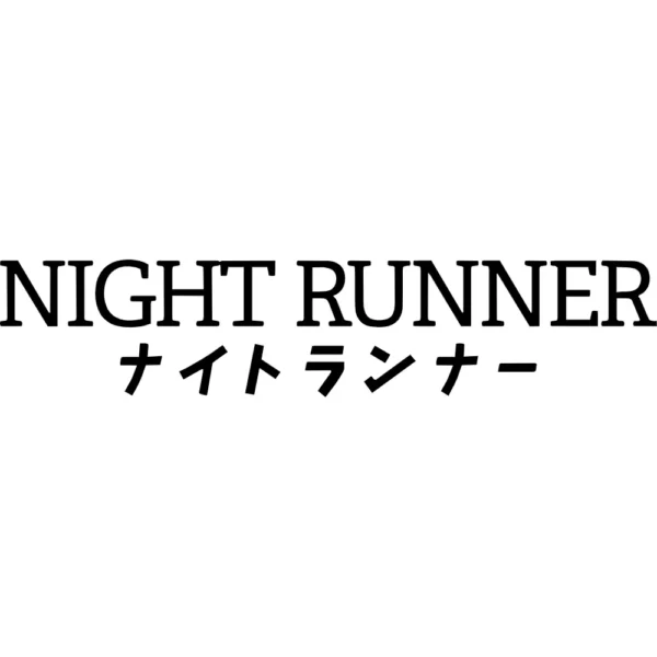 Night Runner Japanese Decal