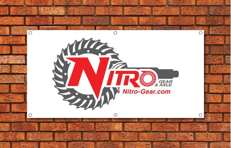 Nitro Gear and Axle Garage Banner