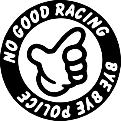 No Good Racing Bye Bye Police Decal