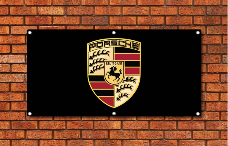 Porsche Garage Banner