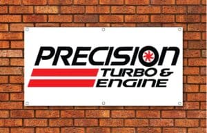 Precision Turbo and Engine Garage Banner