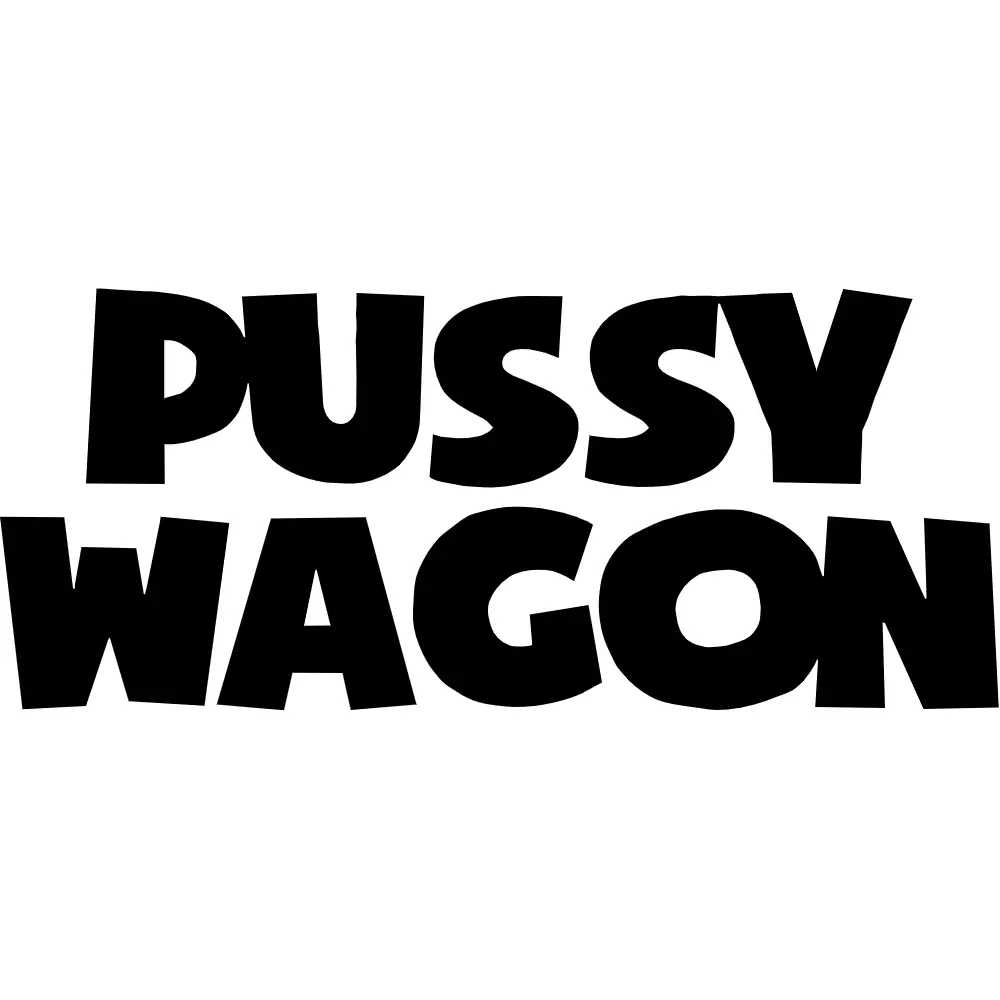 Pussy Wagon Decal
