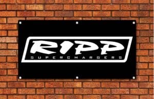 Ripp Superchargers Garage Banner