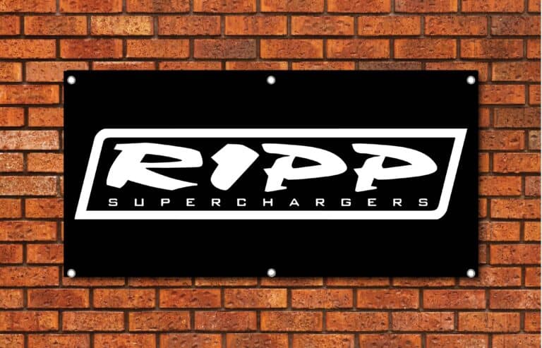 Ripp Superchargers Garage Banner