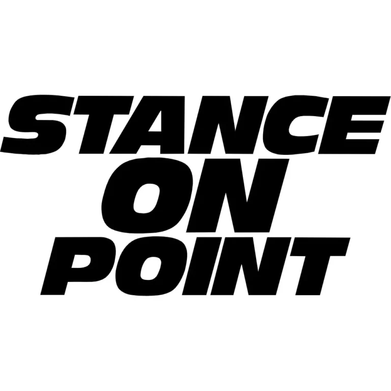 Stance On Point Decal
